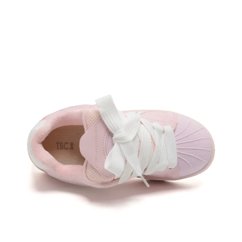 Teddy Bear Collection Thermal, Slip Resistant, And Abrasion Resistant Coverage Low Top Skateboard Shoes Women's Pink-3