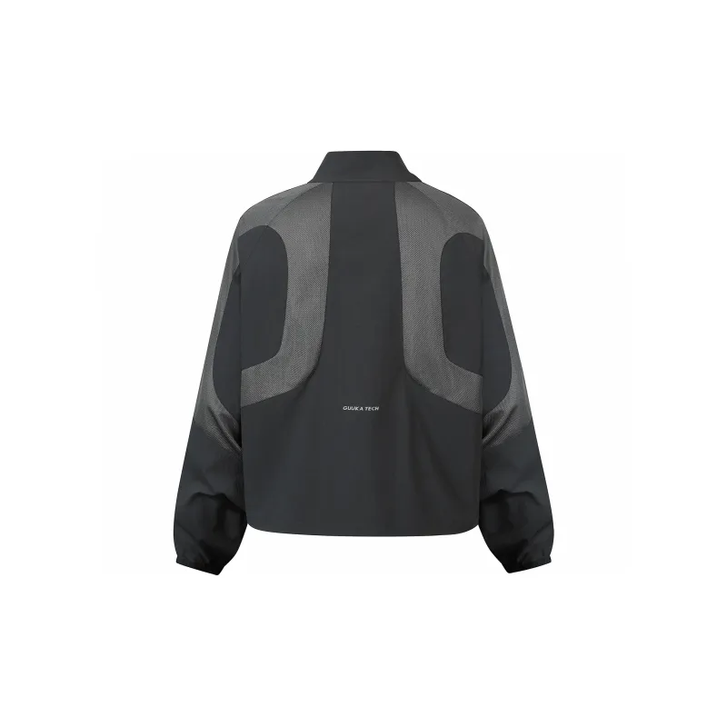GUUKA TECH Trench Coat Unisex Dark Gray-1
