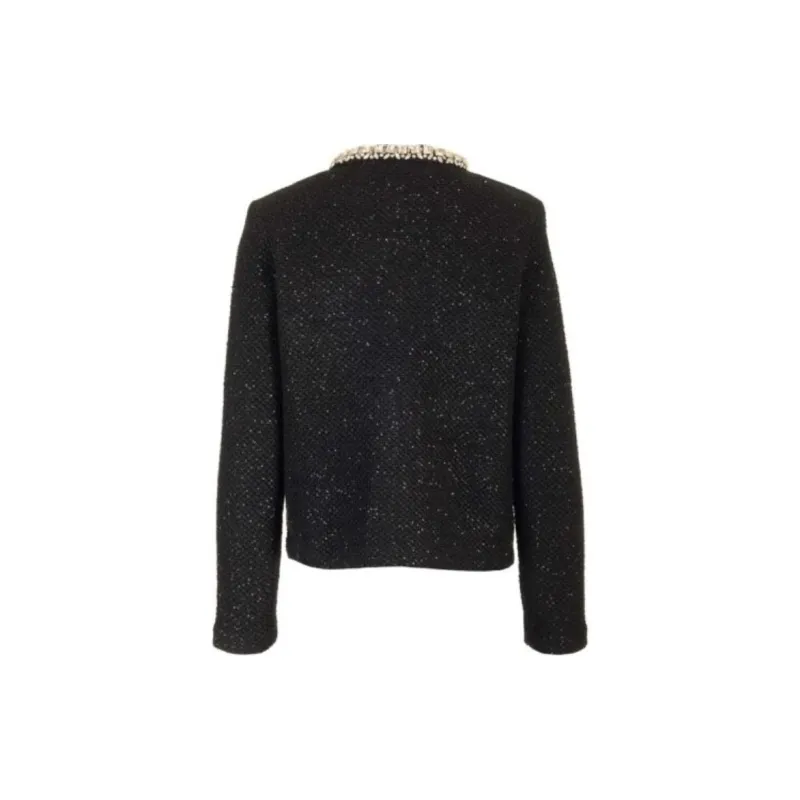 Self portrait Sequin Knitted Cardigan-1