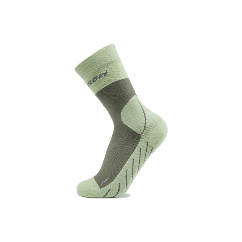 LiNing Outdoor Collection Mid Calf Socks Unisex Sage Green-3