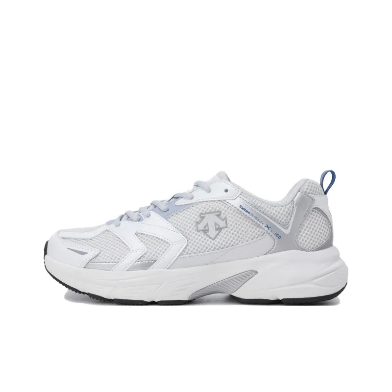 DESCENTE Dimarathon V2 Abrasion Resistant Breathable Low Top Casual Running Shoes Unisex White-0