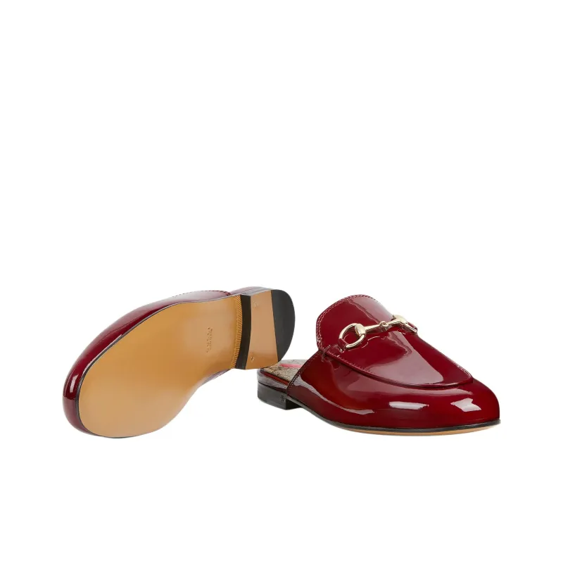GUCCI Wrap toe Slippers Women's Red-5