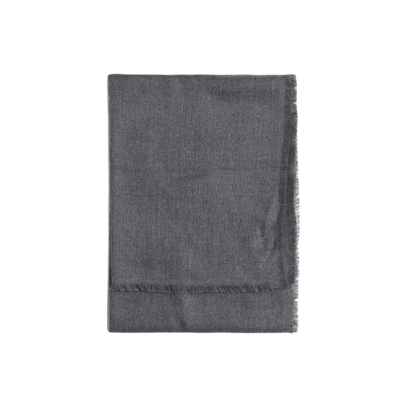 H&M Polyester Knit Scarves Women's Gray-0