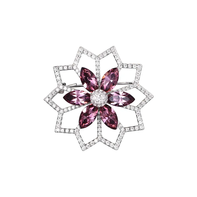 Lan Ying Austrian Crystal Brooches Women's-0
