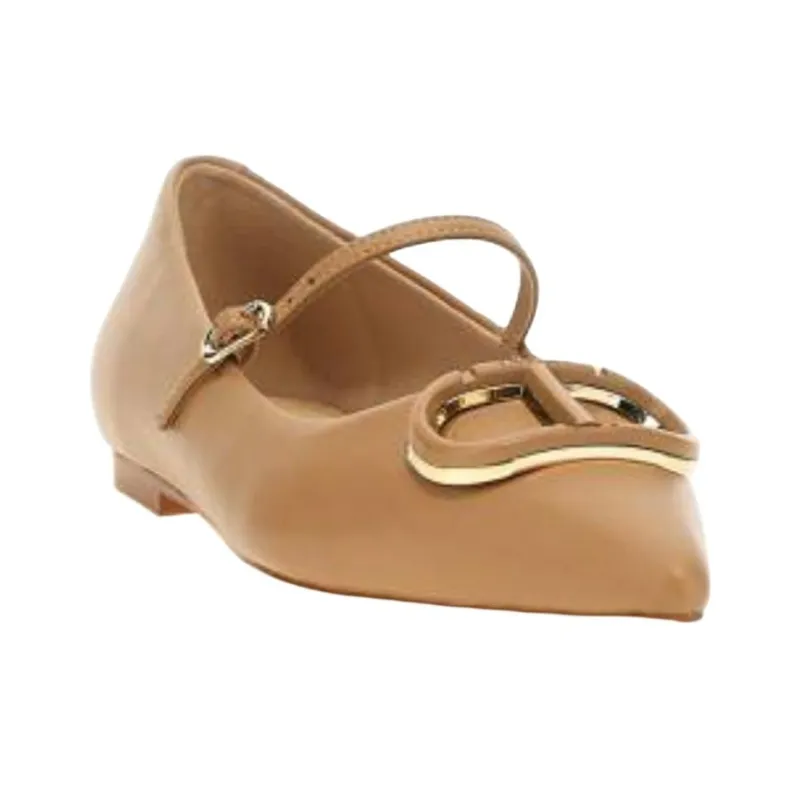 Twinset Oval T Buckle Strap Ballet Flats Women's-2