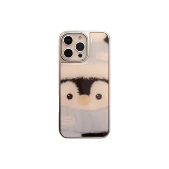 QIZHENG TPU Material Cute Penguin Creative Phone Case Compatible With Apple 16 Pro Max/15/14/13/12/11
