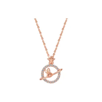 ZHOU LIU FU S925 Silver Necklaces Women's