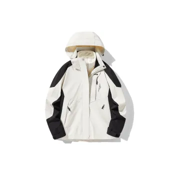 Jeep Water Resistant Windproof Breathable Wear Resistant Warm Windbreaker Jacket Unisex