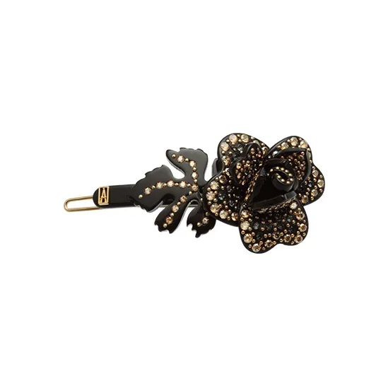 ALEXANDRE DE PARIS Rose Side Clip Hair Accessories Headwear Women's-0
