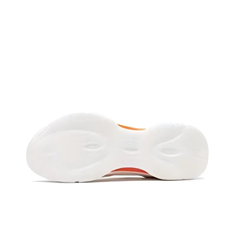 361° Cushioning Anti Slip And Wear Resistant Low Top Running Shoes Men's White Orange Green-3