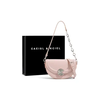 CAEISL&KCIEL PU Shoulder Bag Women's Cherry Blossom Pink