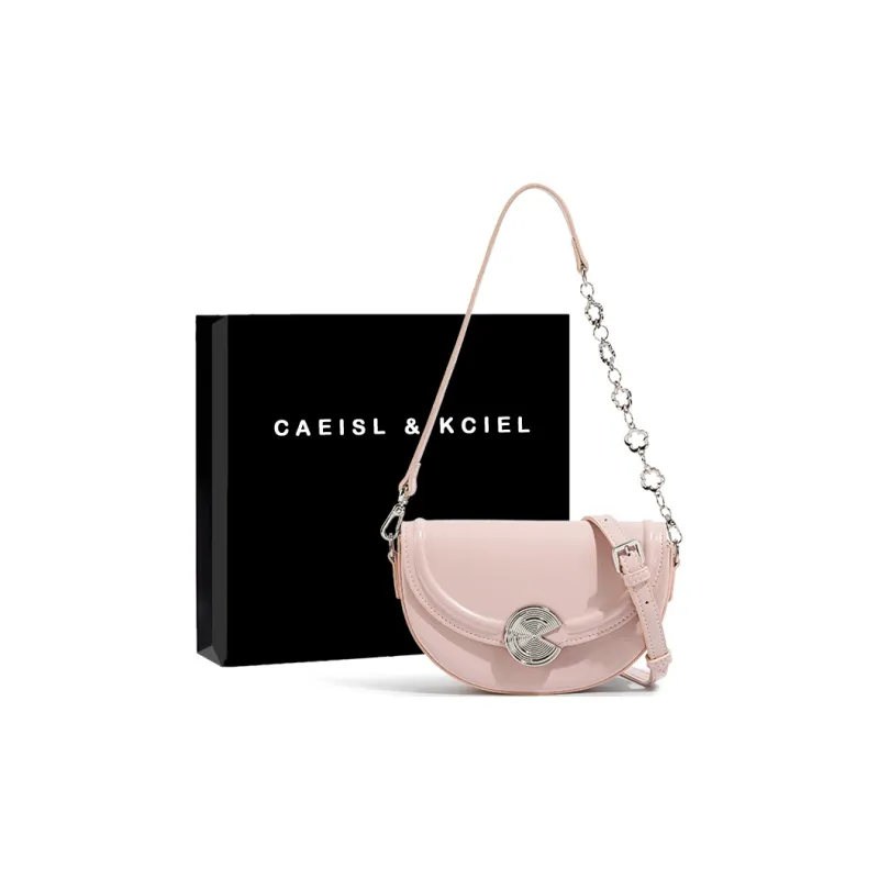 CAEISL&KCIEL PU Shoulder Bag Women's Cherry Blossom Pink-0