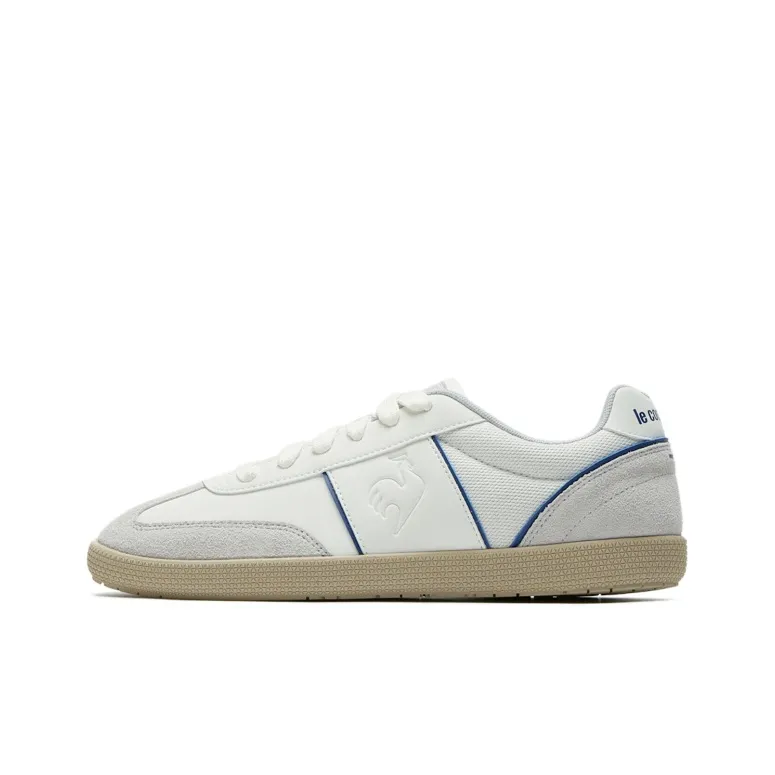 Le Coq Sportif Abrasion Resistant Low Top Casual Shoes Unisex White Gray-0