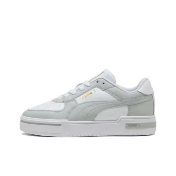 PUMA Anti Slip Wear Resistant Low Top Skateboard Shoes Men's Gray White