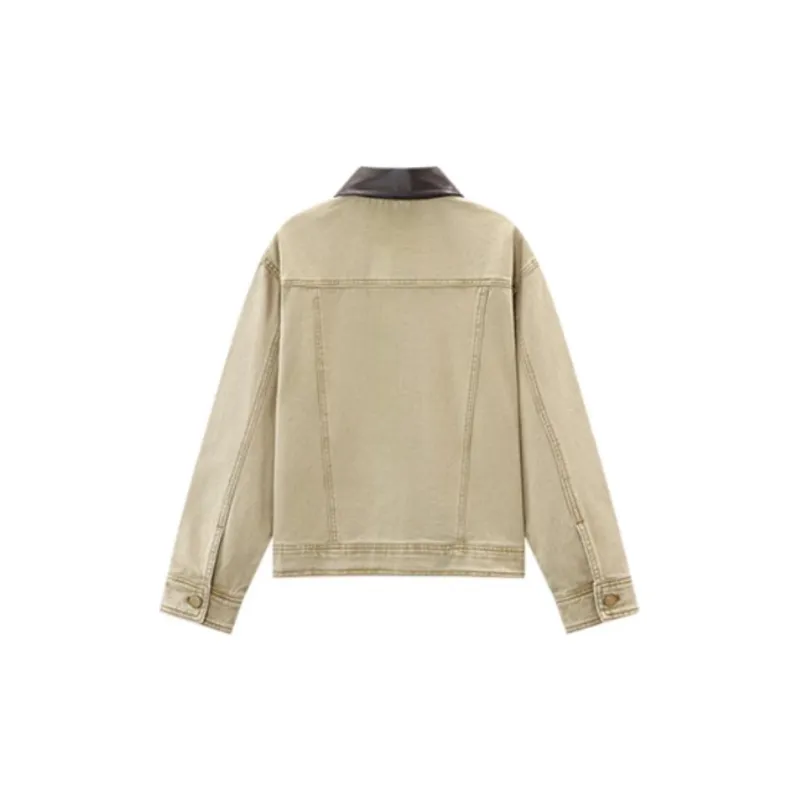 KUHNMARVIN Jackets & Coats Women's Khaki-1