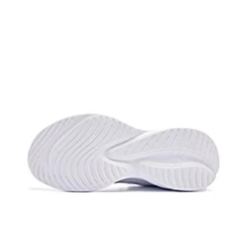 QIAODAN Abrasion Resistant, Breathable, Lightweight Low Top Running Shoes Women's White Purple-3