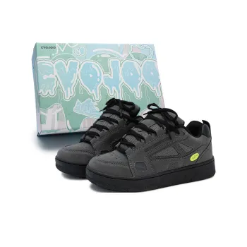 CVOJOO Puffy Shoes Warm Height Increasing Low Top Skateboard Shoes Unisex Blue