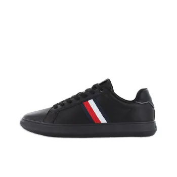 Tommy Hilfiger Corporate Slip-Resistant Low-Top Skateboard Shoes Men's Black