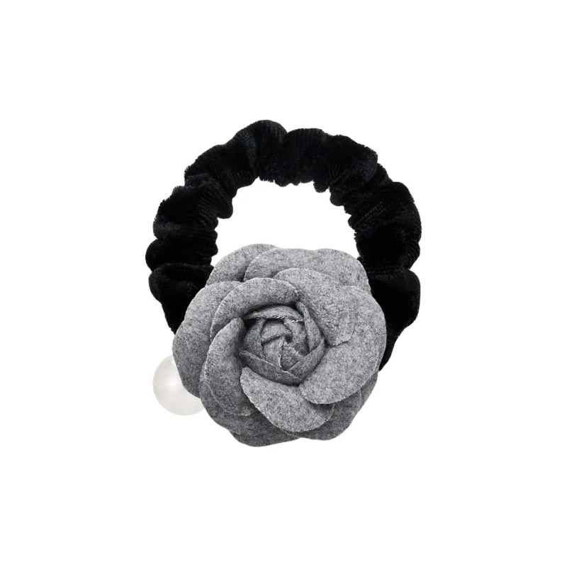 ROYALSASA Felt Velour Hair Tie Women's-4