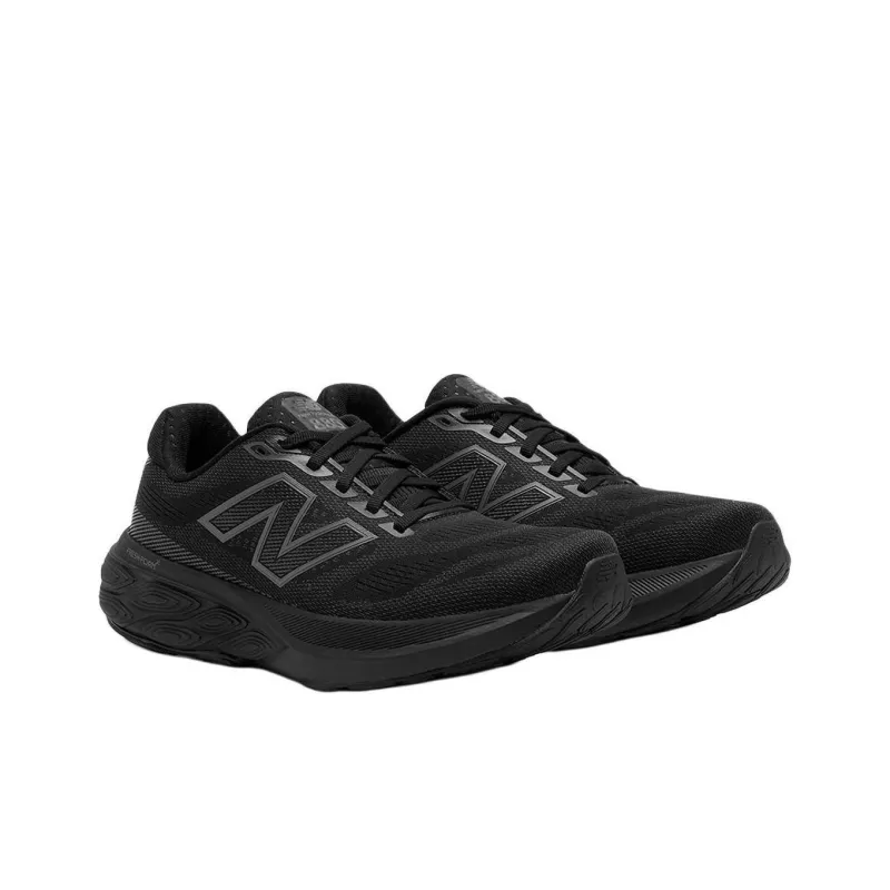 New Balance Anti Slip Wear Resistant Low Top Running Shoes Women's Black Loose Fit-1