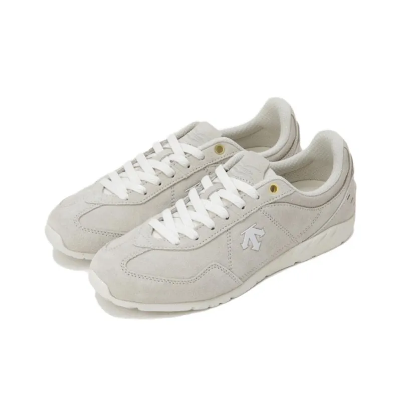 DESCENTE Kinetic Run Anti Slip Wear Resistant Low Top Casual Running Shoes Unisex Beige-1