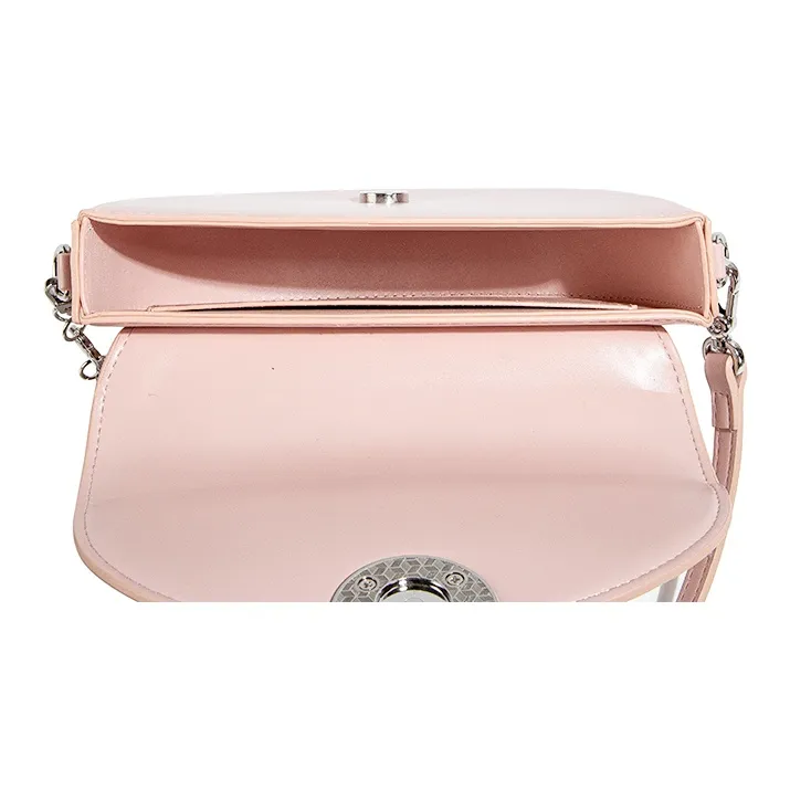 CAEISL&KCIEL PU Shoulder Bag Women's Cherry Blossom Pink-3