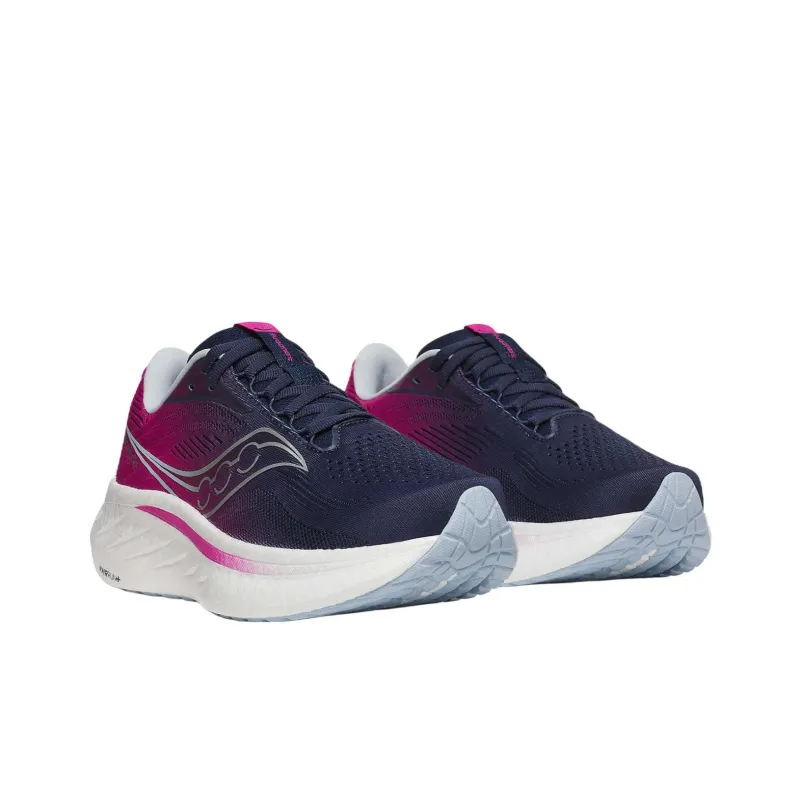 Saucony Ride 18 Navy Fuchsia Women's-2