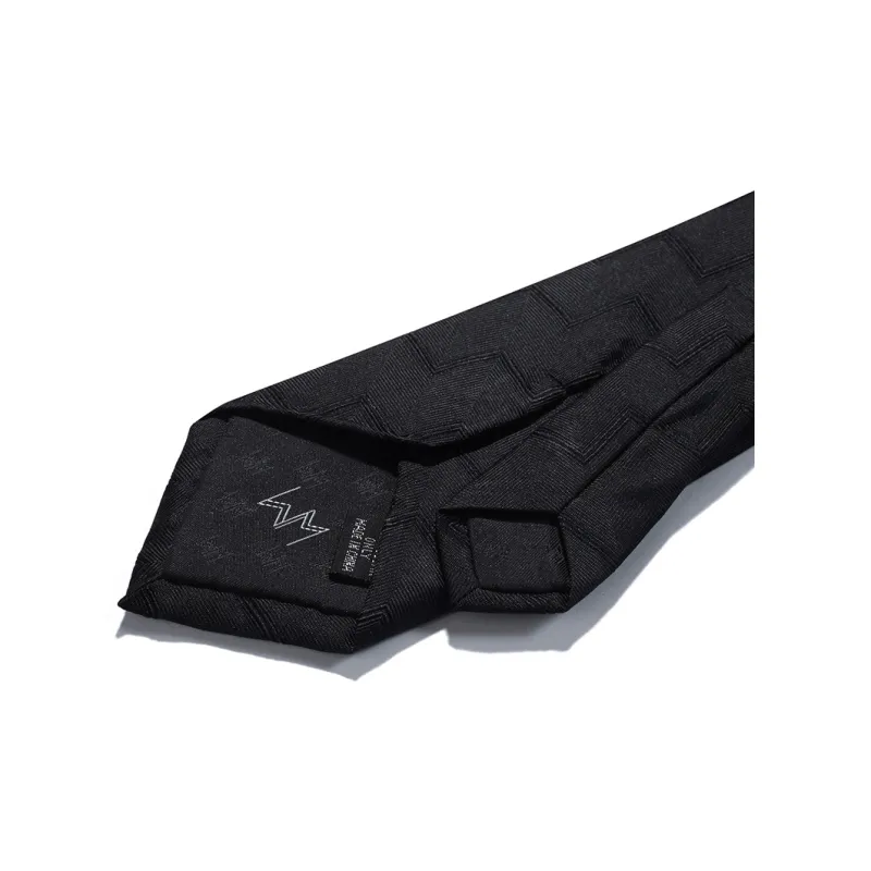 WILLIAM MILTON Silk Ties Men's Black Premium Design Mulberry Silk Accessories Gift Box Set-4
