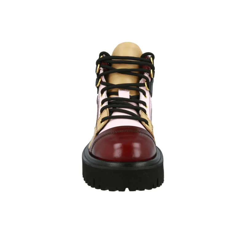 MOSCHINO Ankle Boots 3.8cm Women's Red-4