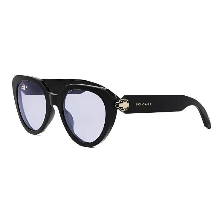 BVLGARI Round Sunglasses Unisex Black-0