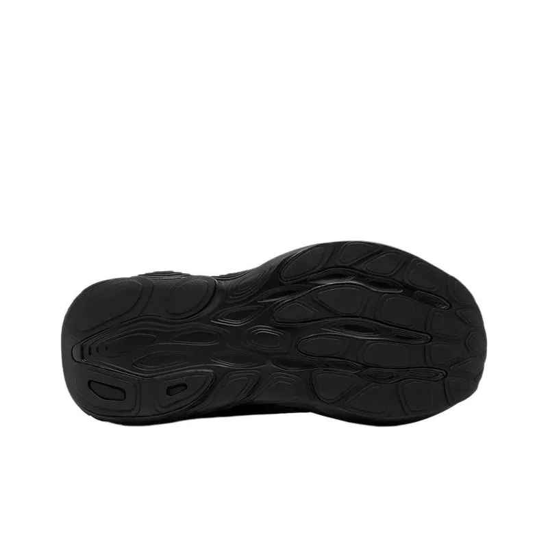 New Balance Anti Slip Wear Resistant Low Top Running Shoes Women's Black Loose Fit-4
