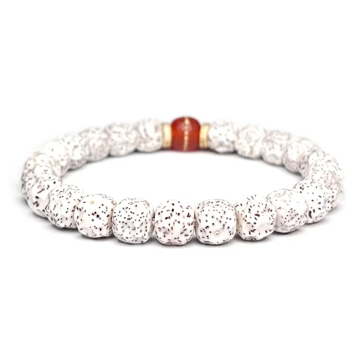 MOUNTAINS AND MANS Star Moon Bodhi Seeds New Chinese Style Good Luck Beaded Bracelet Unisex-4