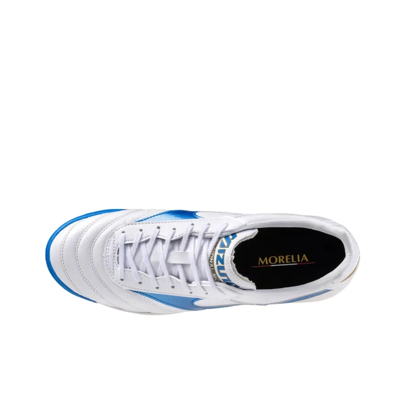Mizuno MORELIA 2 Wear Resistant Low Top Running Shoes Unisex White Blue-2