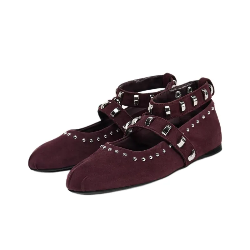 ZARA Casual Single Shoes Women's Bright Red-1