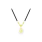 [White Agate]Peaceful Buckle Necklace