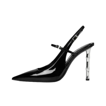 GUCCI BRIDE Slim Heel High Heels 10.5cm Women's Black