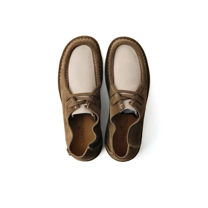 LIVINGTOWN Mid-Top Casual Shoes Unisex Dark Brown-2