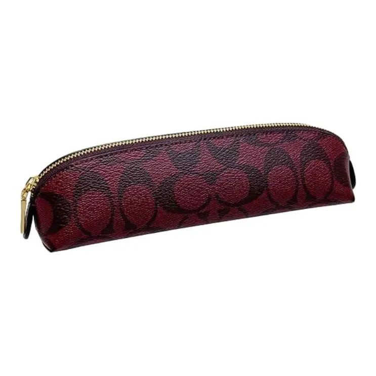 COACH Pencil Case Makeup Bags Gold-3