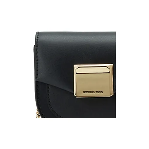 MICHAEL KORS Lita Saddle Bag Shoulder Bag Crossbody Bag Mini Women's Black-3