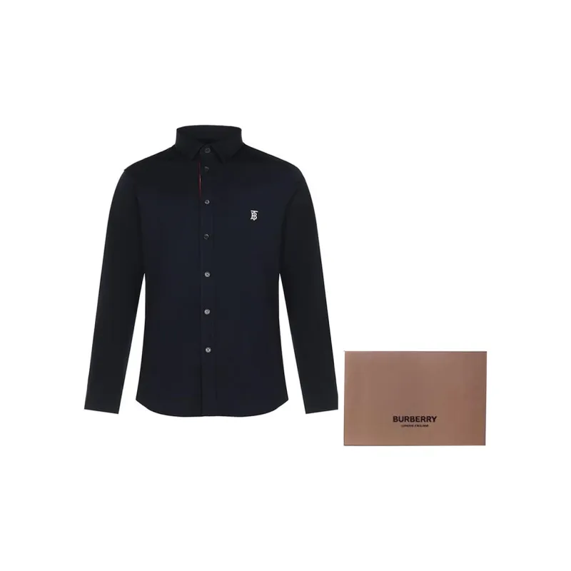 Burberry Monogram Motif Cotton Shirt-6