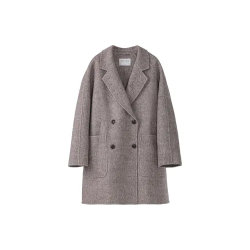 Fstudio Velvet-feel Coat Women's Gray