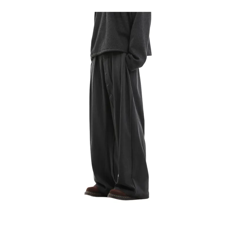 CUWU Casual Pants Unisex Gray-1