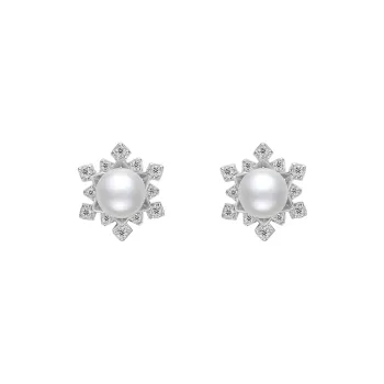 ZHOU LIU FU Freshwater Pearl Stud Earrings Women's