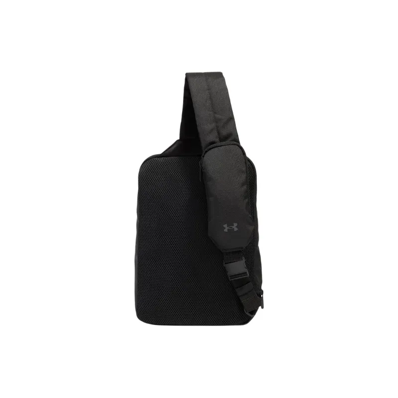 Under Armour Polyester One Shoulder Crossbody Bag, Sling Bag Unisex Black-1