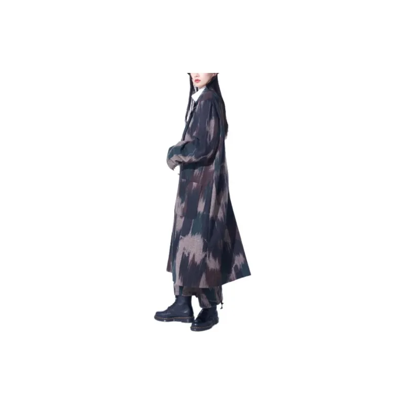 Yohji Yamamoto S'YTE FW24 Coats Unisex Khaki-3