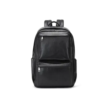 ROBERTA DI CAMERINO Cow Leather Backpack Regular Men's Black