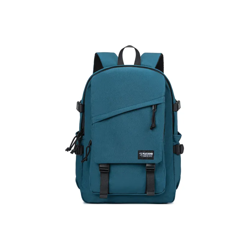 TUCANO Polyester Backpacks Large Size Unisex Black/White/Blue/Pink-6