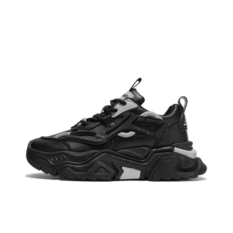Budding Bear Slip Resistant, Abrasion Resistant, Lightweight, Height Increasing Low Top Chunky Sneakers Men's-30