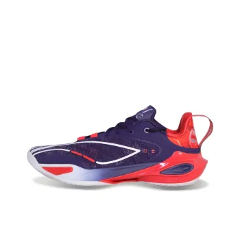 LiNing Flash Strike 11 Cushioning, Slip Resistant, And Abrasion Resistant Low Top Basketball Shoes Men's Navy