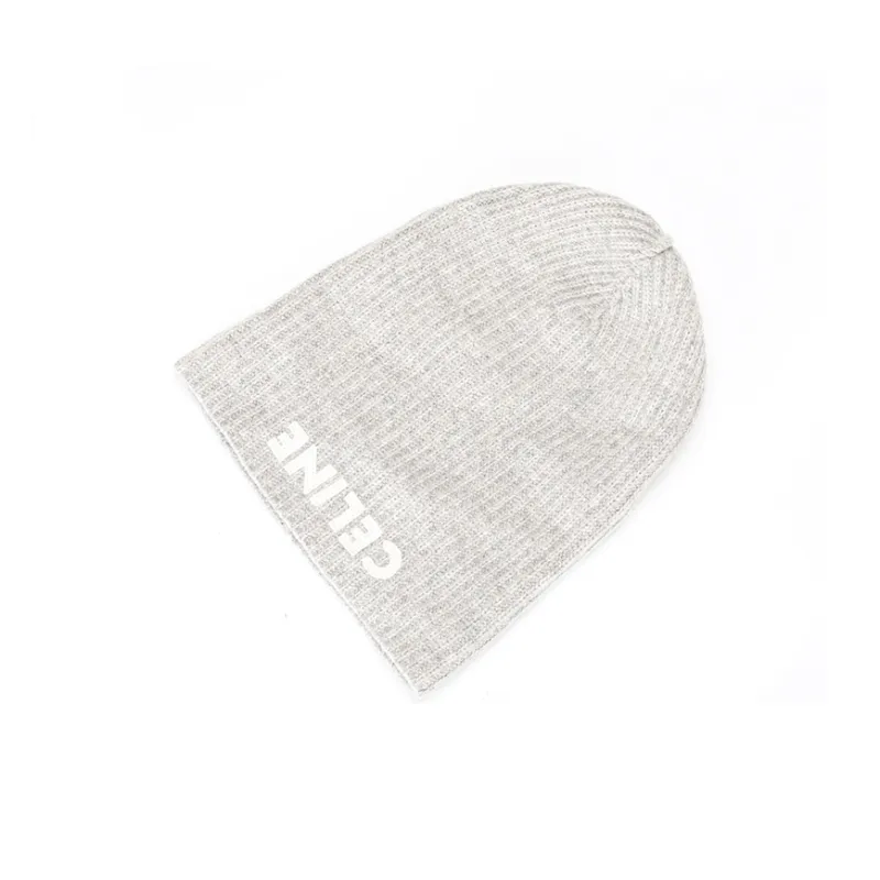 CELINE Ribbed Felted Wool Beanie-2